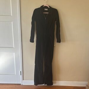 We The Free Black Corduroy Jumpsuit